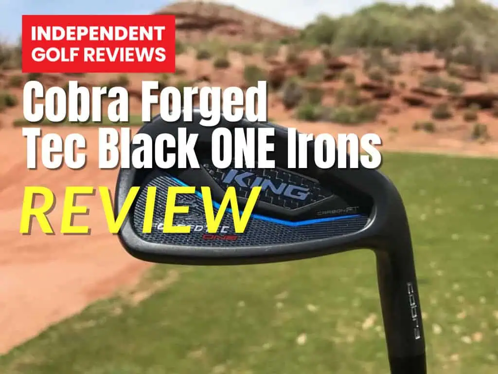 Cobra Forged Tec Black ONE Irons - Independent Golf Reviews