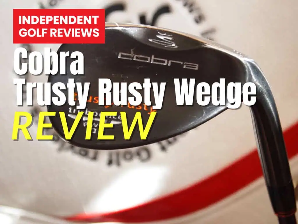 COBRA Trusty Rusty #Lw61° PWR Tri-Bounce Cobra Trusty Rusty Wedge - Black at InTheHoleGolf.com