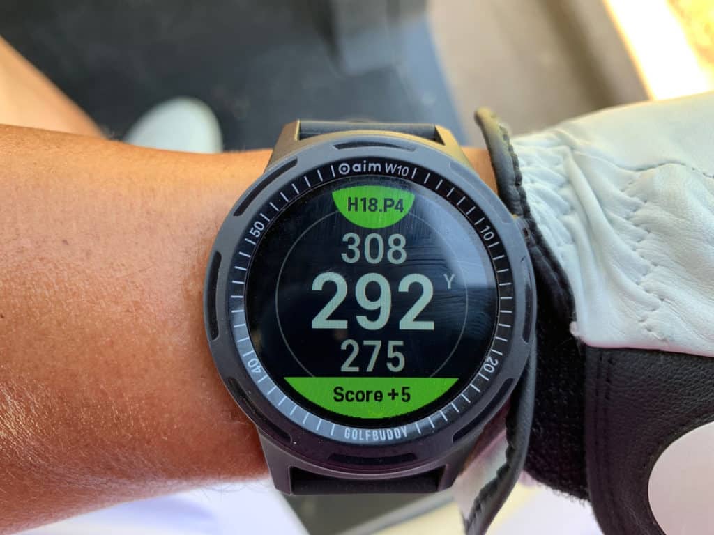 GolfBuddy Aim W10 GPS Watch - Independent Golf Reviews