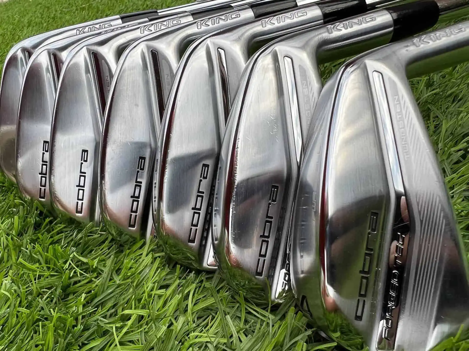 Cobra KING FORGED TEC 5I～PW カッパー モーダス105 Cobra KING Forged TEC Copper Irons - Carl's Golfland