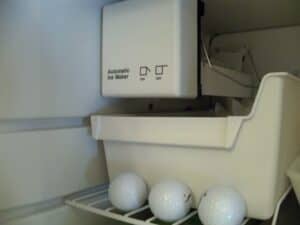 golf balls in freezer