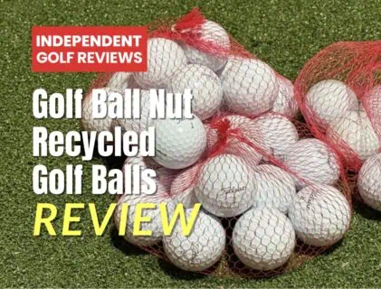 Golf Ball Nut Recycled Golf Balls