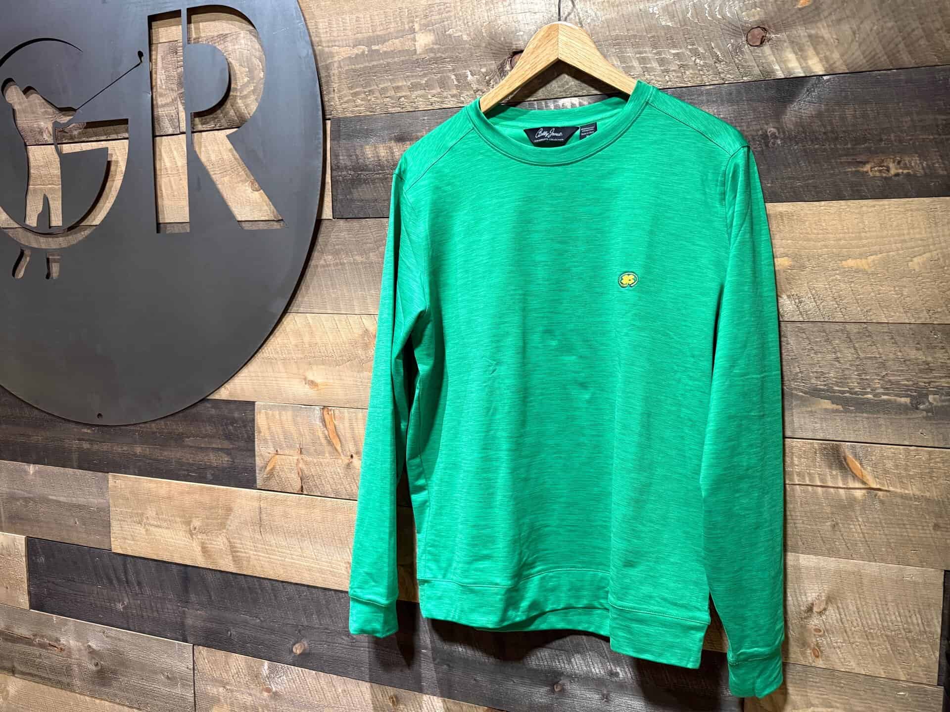 Augusta Azalea Polo with the green and white flower pattern