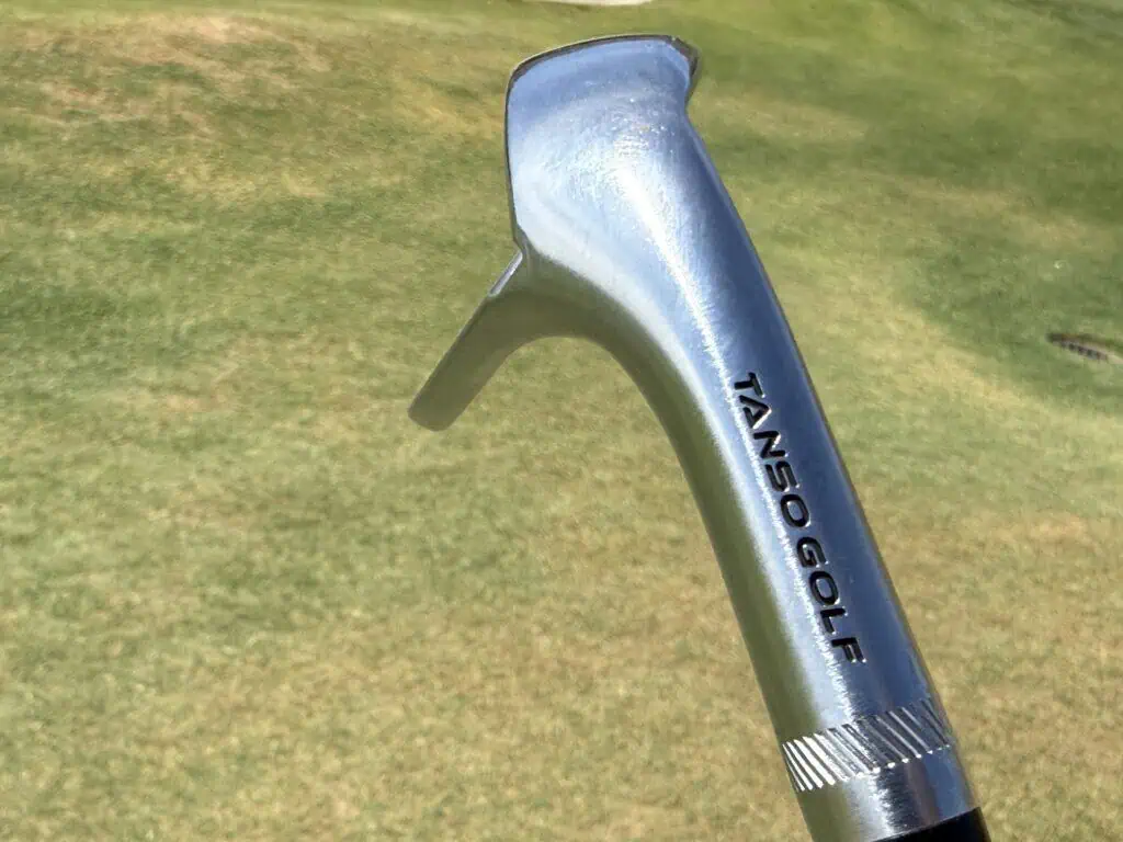 Hosel and Tanso Golf stamp on a Tour-W wedge