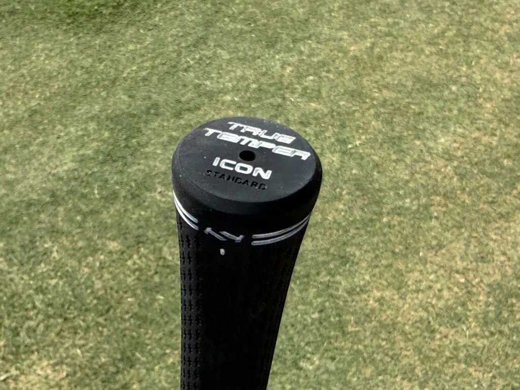 True Temper Icon grip on the Tour-W test wedge