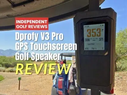 Dprofy V3 Pro GPS Touchscreen Golf Speaker Review